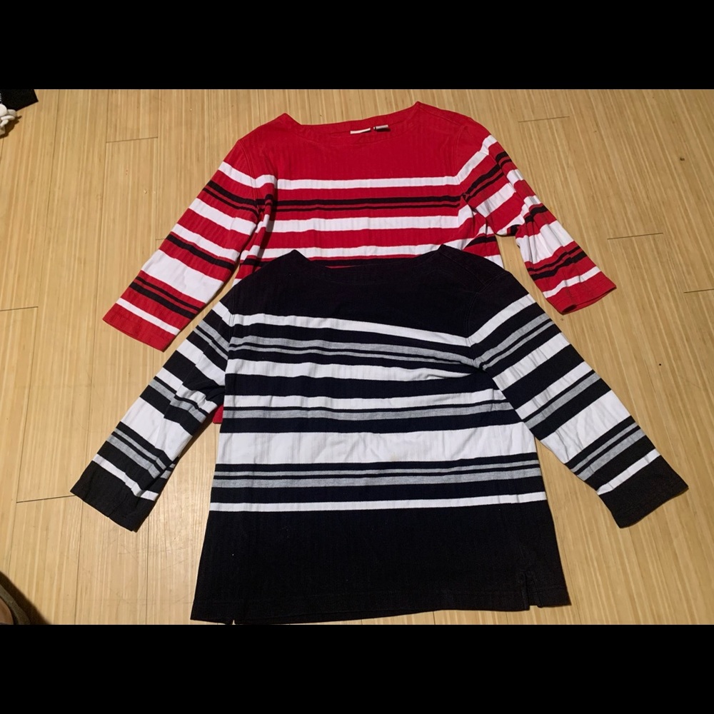 Set of classic elements, thick long sleeved shirts.